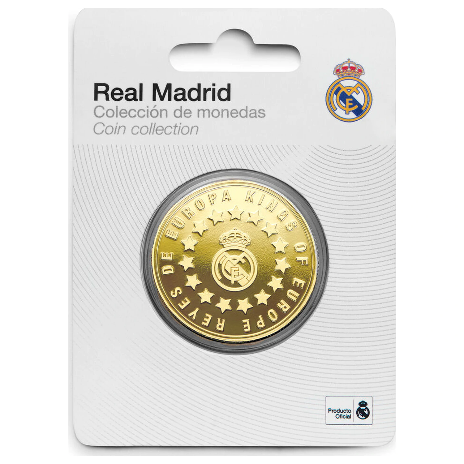 Real Madrid Kings of Europe moneda comemorativa poza produsului