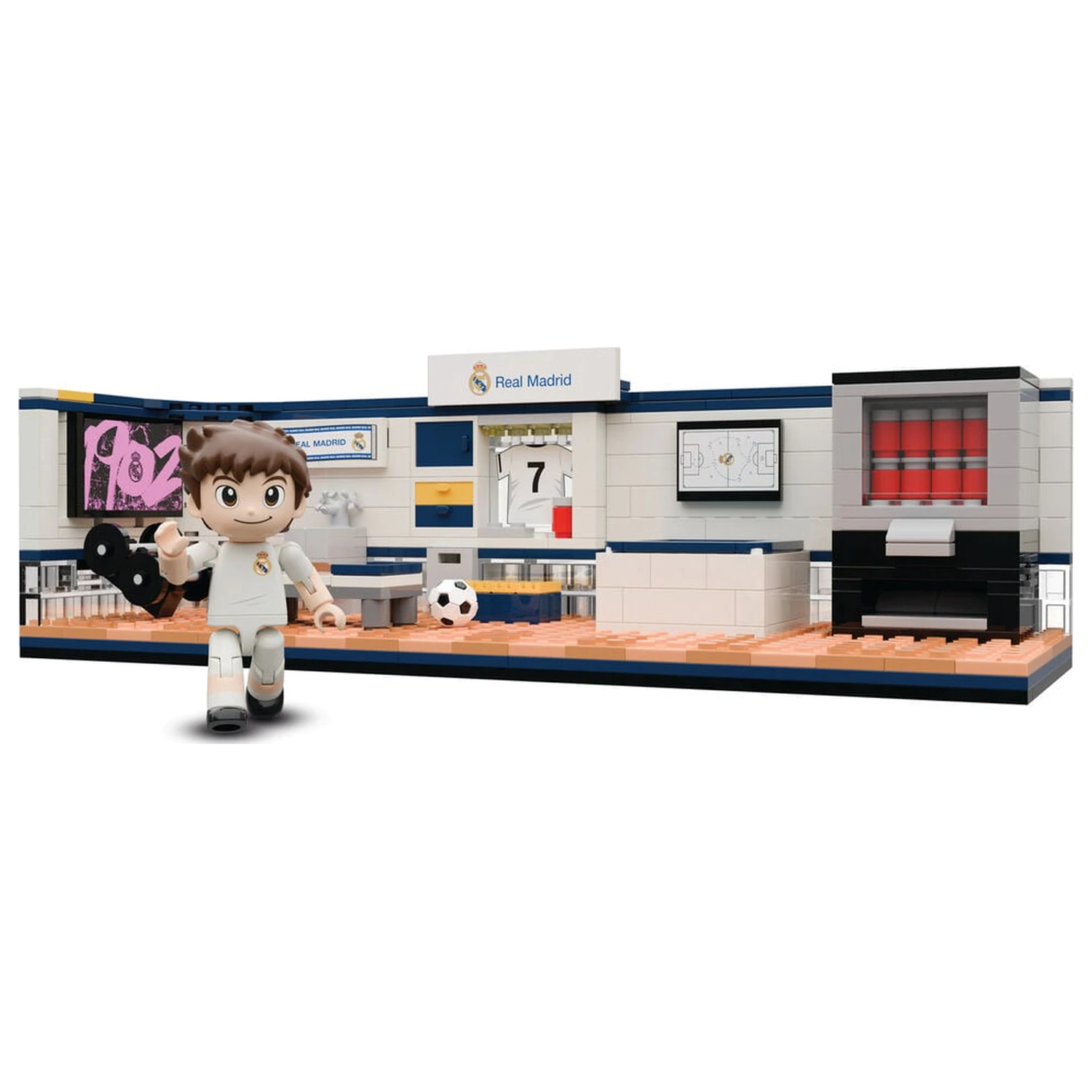 Set vestiar Real Madrid cu figurina 439 de piese poza produsului