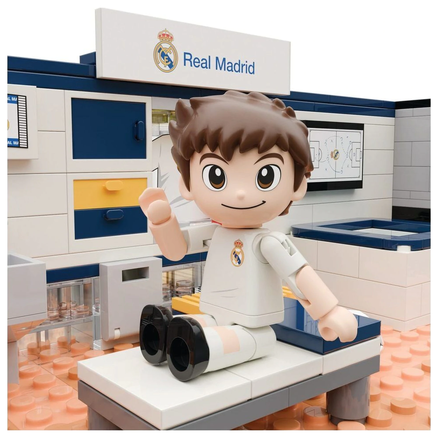 Set vestiar Real Madrid cu figurina 439 de piese poza produsului