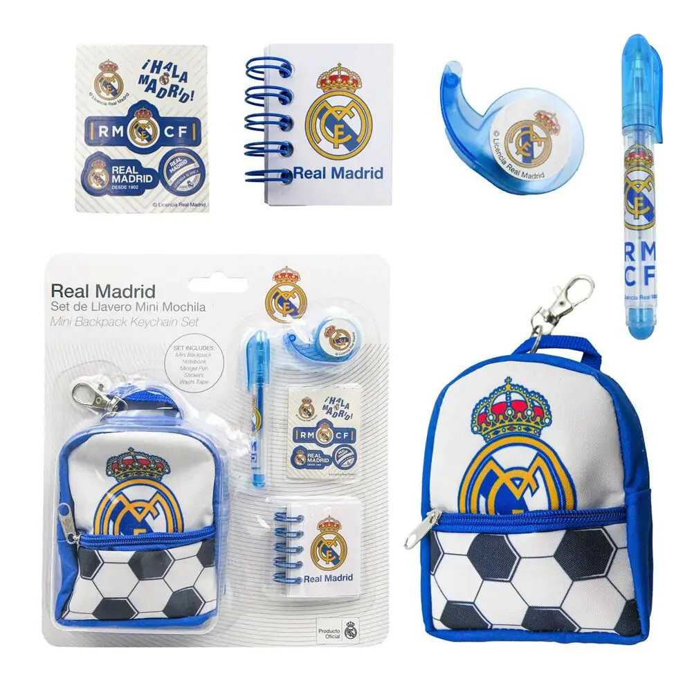 Set rucsac mini de papetărie Real Madrid poza produsului