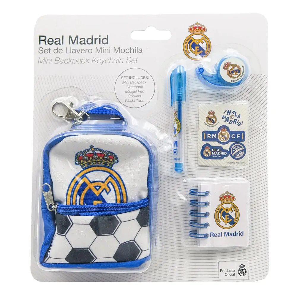 Set rucsac mini de papetărie Real Madrid poza produsului