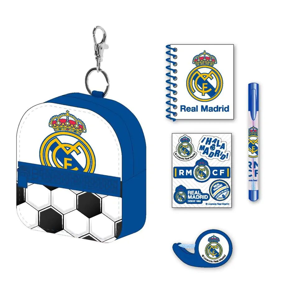 Set rucsac mini de papetărie Real Madrid poza produsului