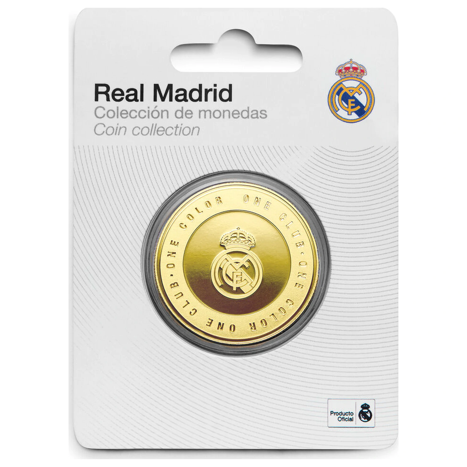 Real Madrid One Color One Club moneda comemorativa poza produsului