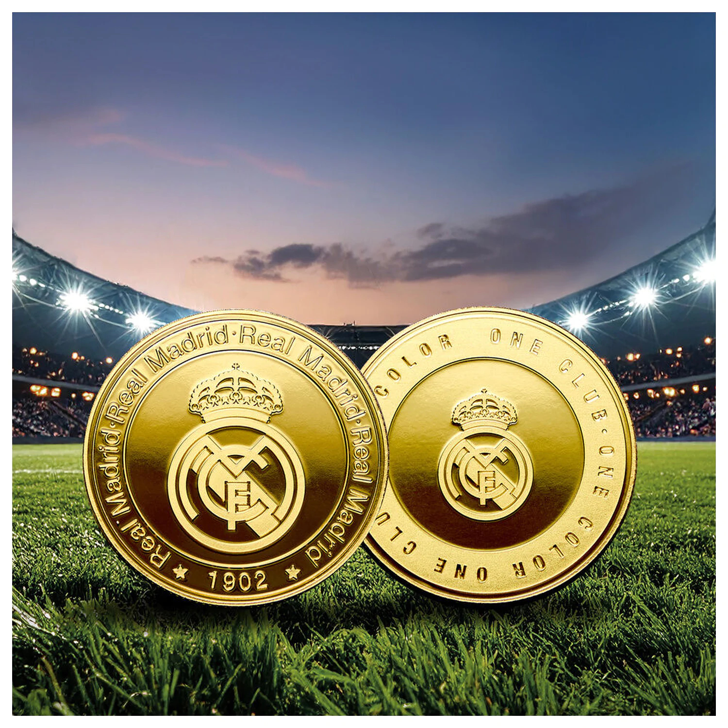 Real Madrid One Color One Club moneda comemorativa poza produsului