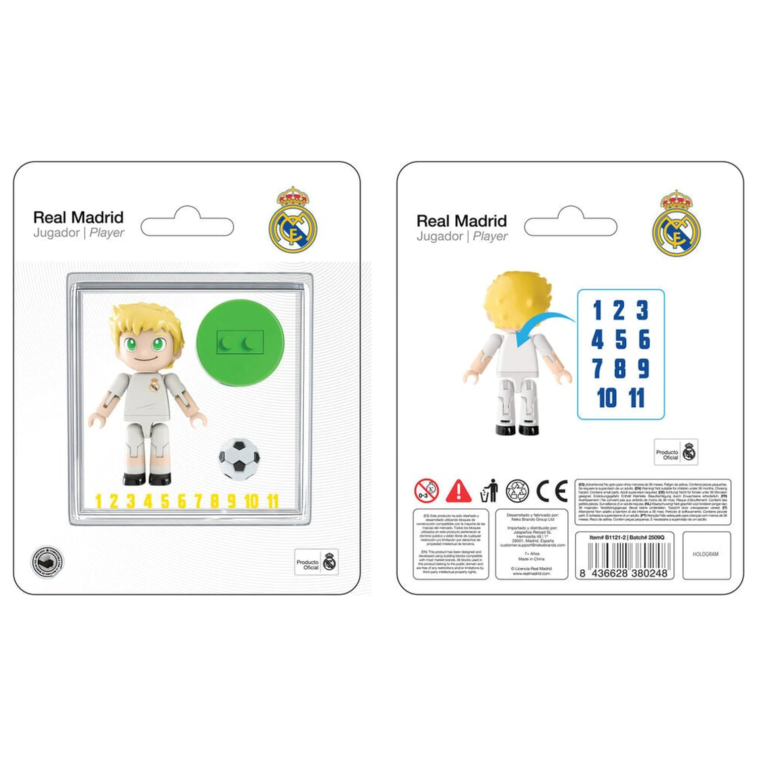 Figurina jucator Real Madrid 4cm poza produsului