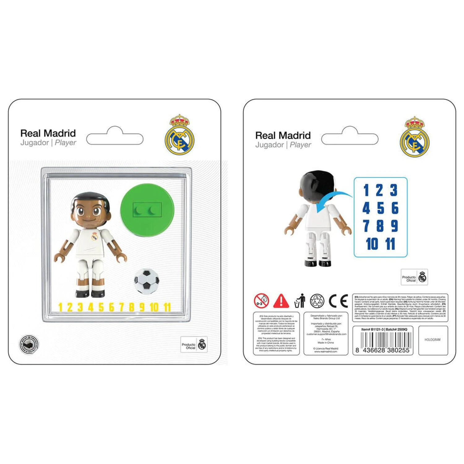 Figurina jucator Real Madrid 4cm poza produsului