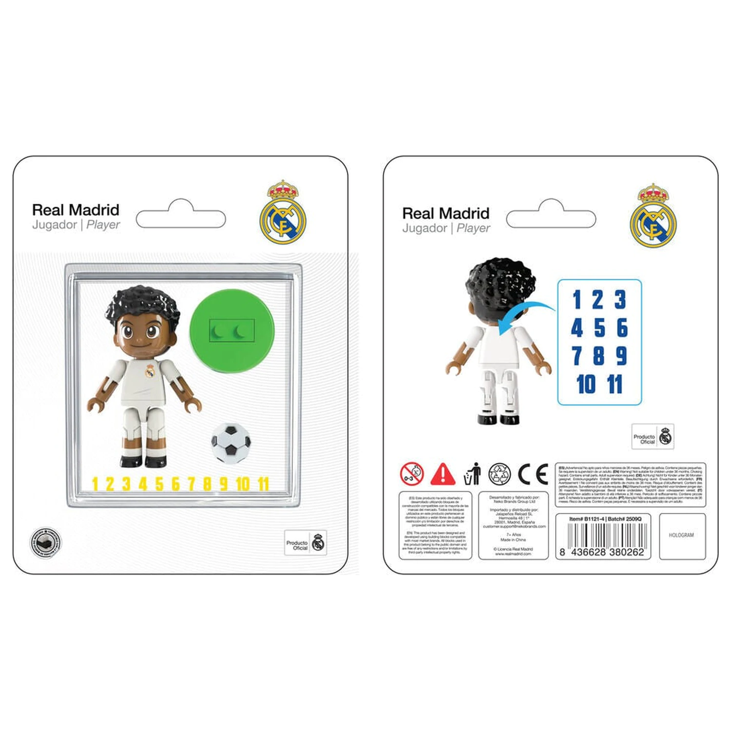 Figurina jucator Real Madrid 4cm poza produsului