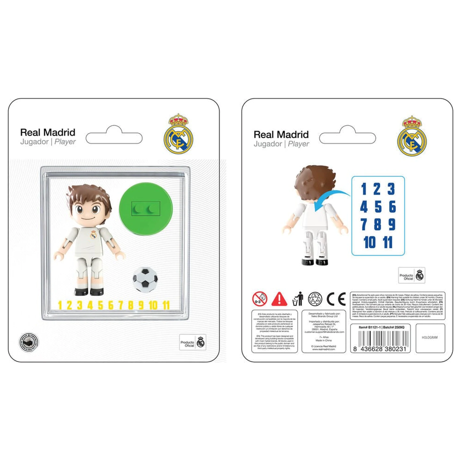 Real Madrid figurina jucator 4cm poza produsului