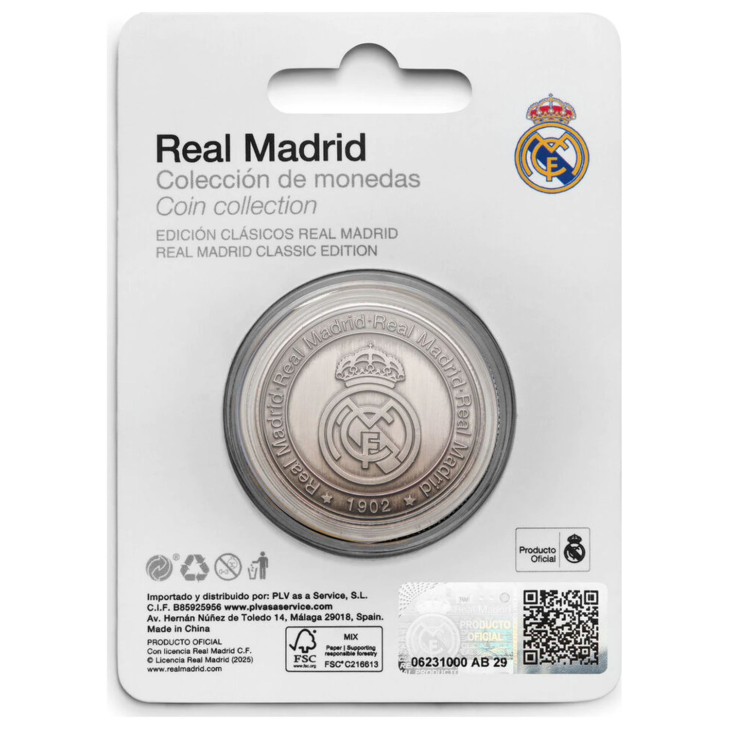 Real Madrid The Best Team in the World moneda comemorativa poza produsului