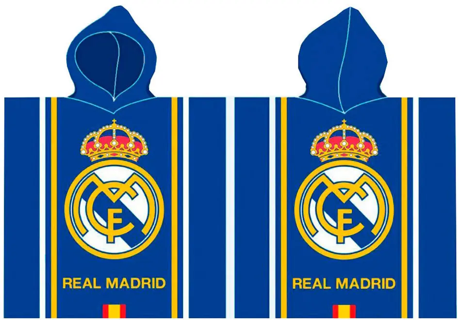 Real Madrid Prosop Tip Poncho 55*110cm poza produsului