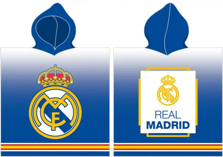 Real Madrid Prosop Poncho 55*110cm poza produsului