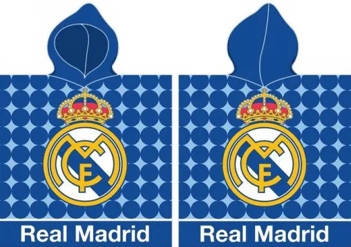 Real Madrid Prosop Tip Poncho 55*115cm poza produsului