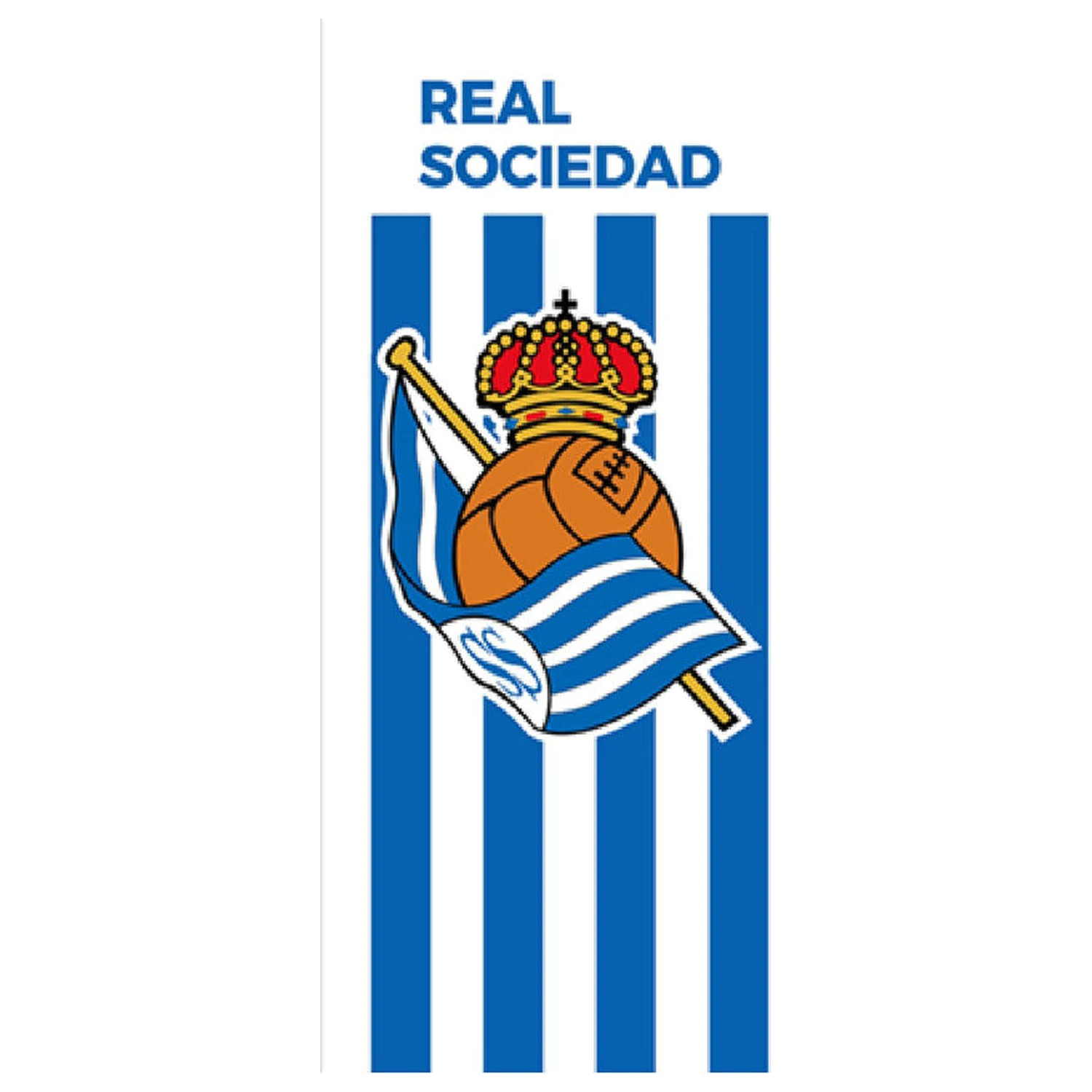 Prosop de plaja din bumbac Real Sociedad F.C. poza produsului