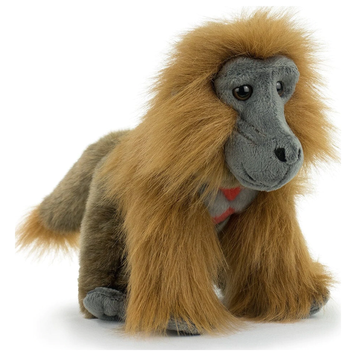 Realistic Animals Gelada Monkey jucarie de plus 26cm poza produsului