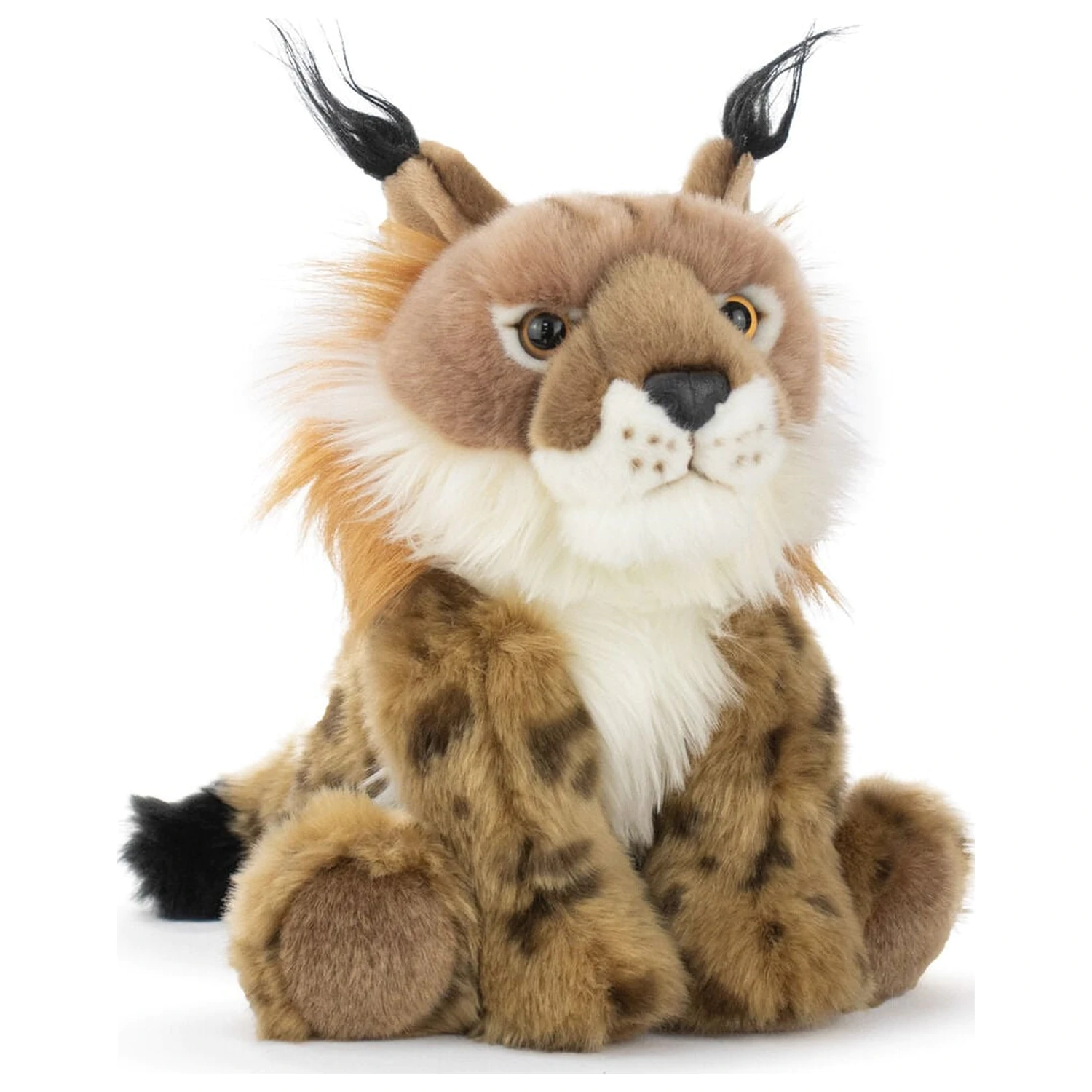 Jucarie de plus Realistic Animals Lynx 25cm poza produsului