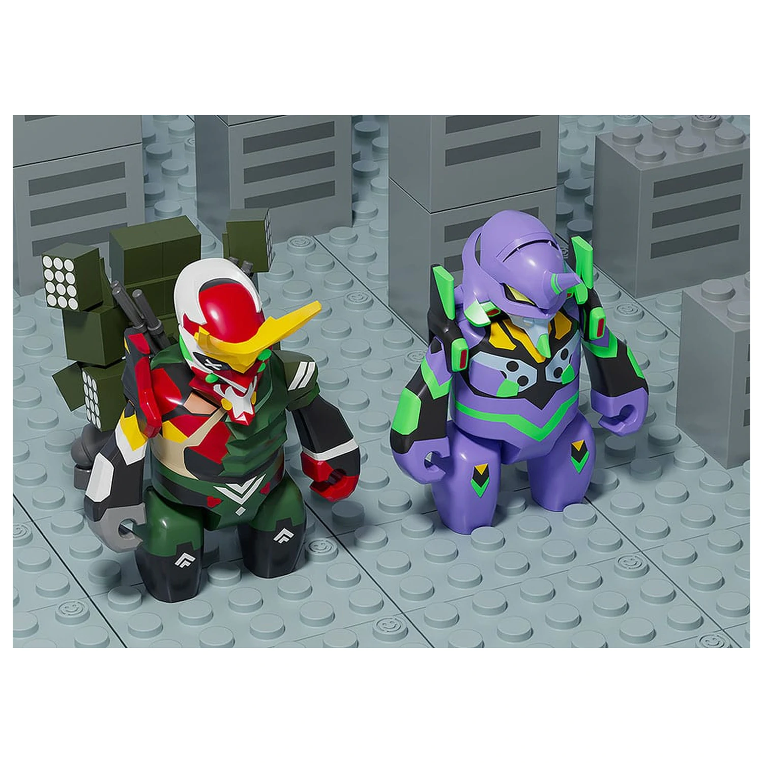 Rebuild of Evangelion Brickroid Figurina de Actiune Evangelion Production Model-New 02 a 5 cm poza produsului