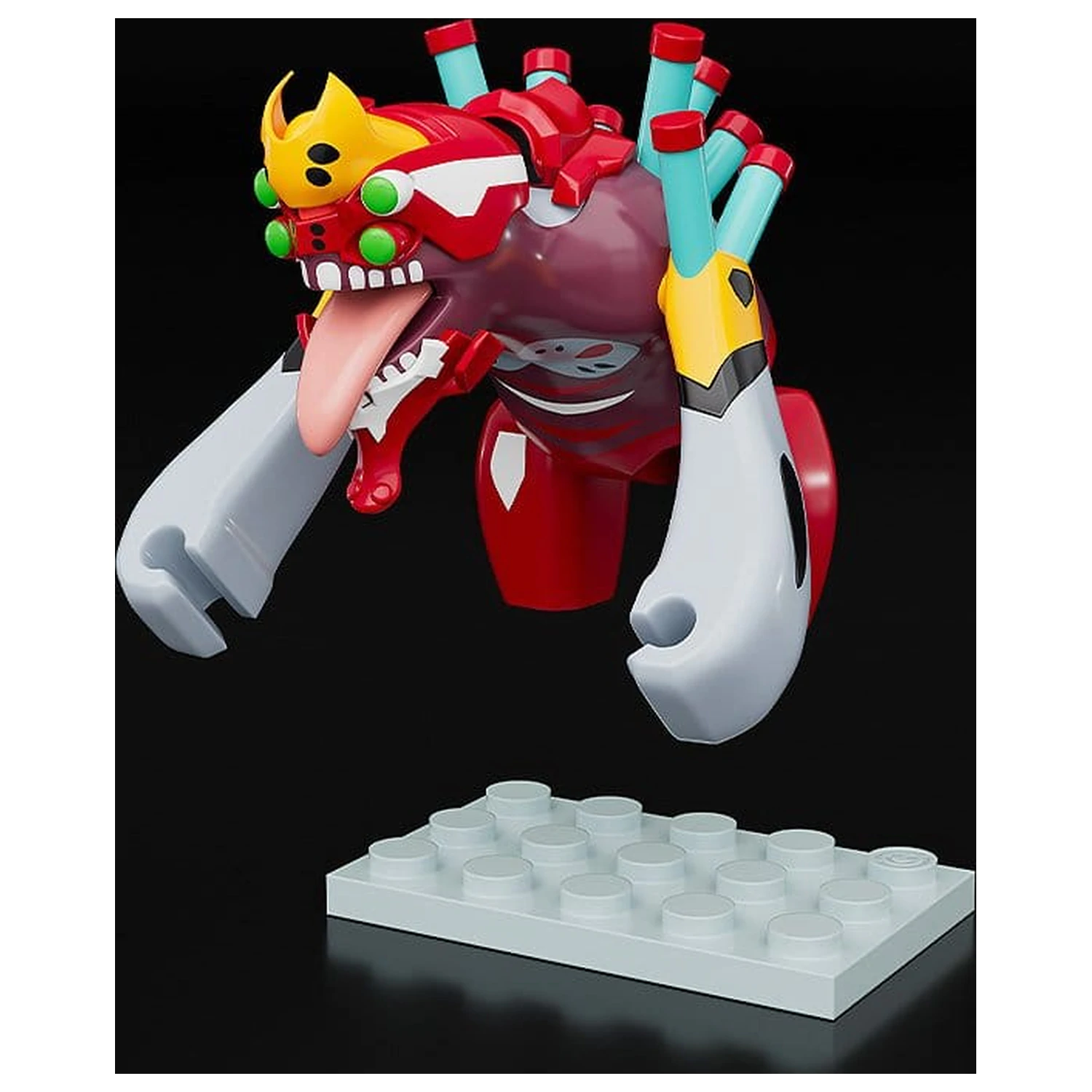 Rebuild of Evangelion Brickroid Mini Figura Evangelion Unit 02 Beast Form 2nd Phase (Type 1) 4 cm poza produsului