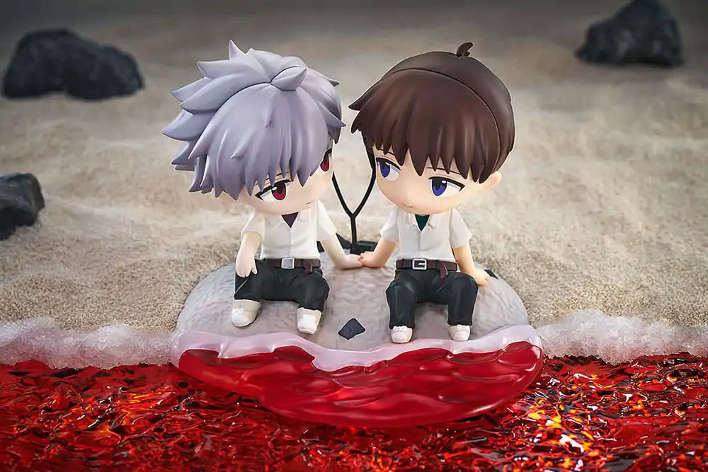 Rebuild of Evangelion Figurina Chibi Shinji Ikari & Kaworu Nagisa 8 cm poza produsului