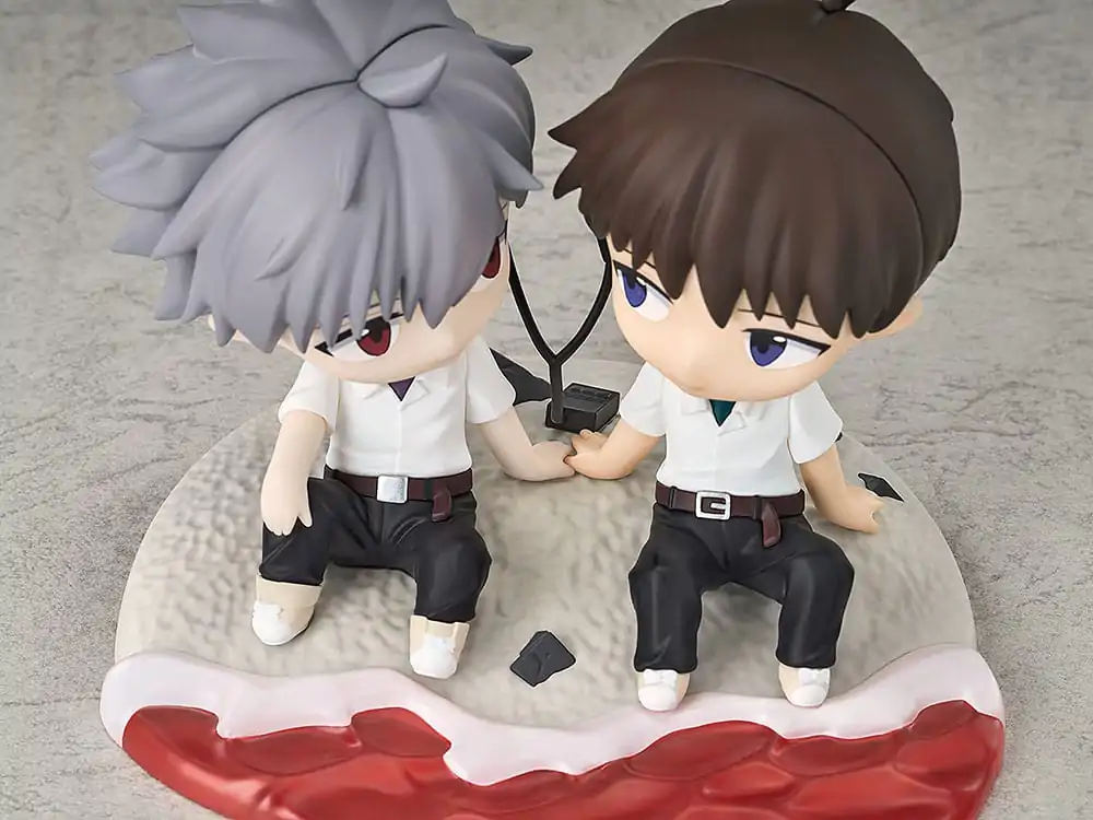 Rebuild of Evangelion Figurina Chibi Shinji Ikari & Kaworu Nagisa 8 cm poza produsului