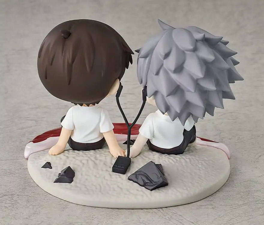 Rebuild of Evangelion Figurina Chibi Shinji Ikari & Kaworu Nagisa 8 cm poza produsului