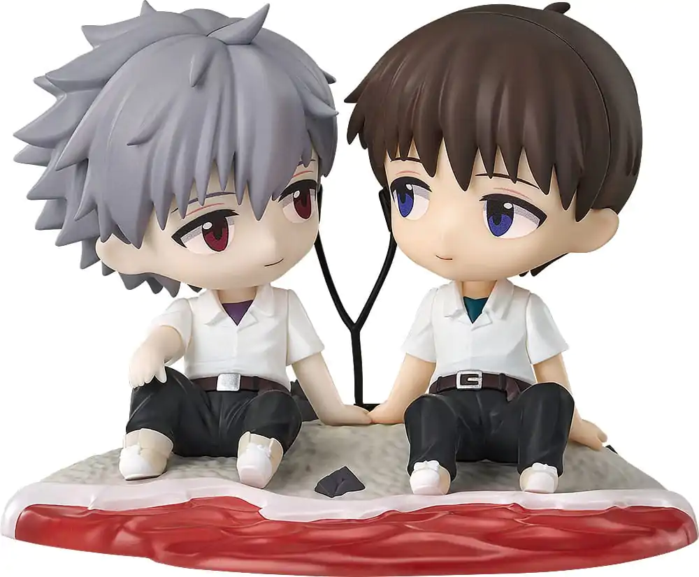 Rebuild of Evangelion Figurina Chibi Shinji Ikari & Kaworu Nagisa 8 cm poza produsului