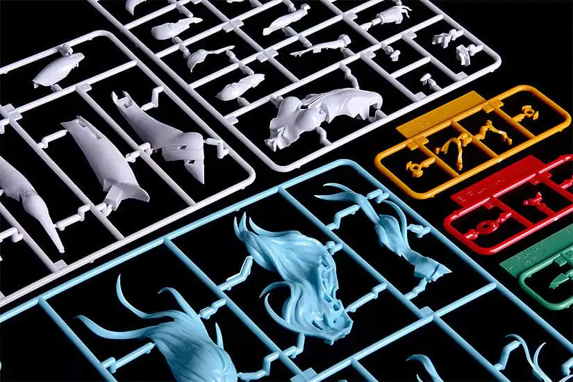 Rebuild of Evangelion Plastic Model Kit PLAMAX Rei Ayanami Long Hair Ver. 20 cm Set Model din Plastic poza produsului