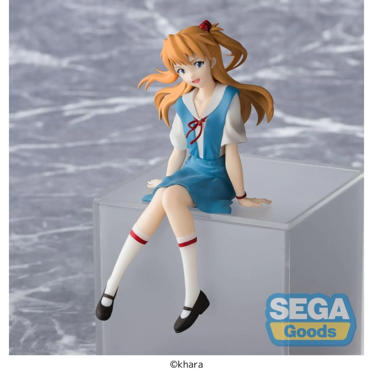 Rebuild of Evangelion PM Perching PVC Figurina Asuka Shikinami Langley New Theatrical Edition 14 cm poza produsului