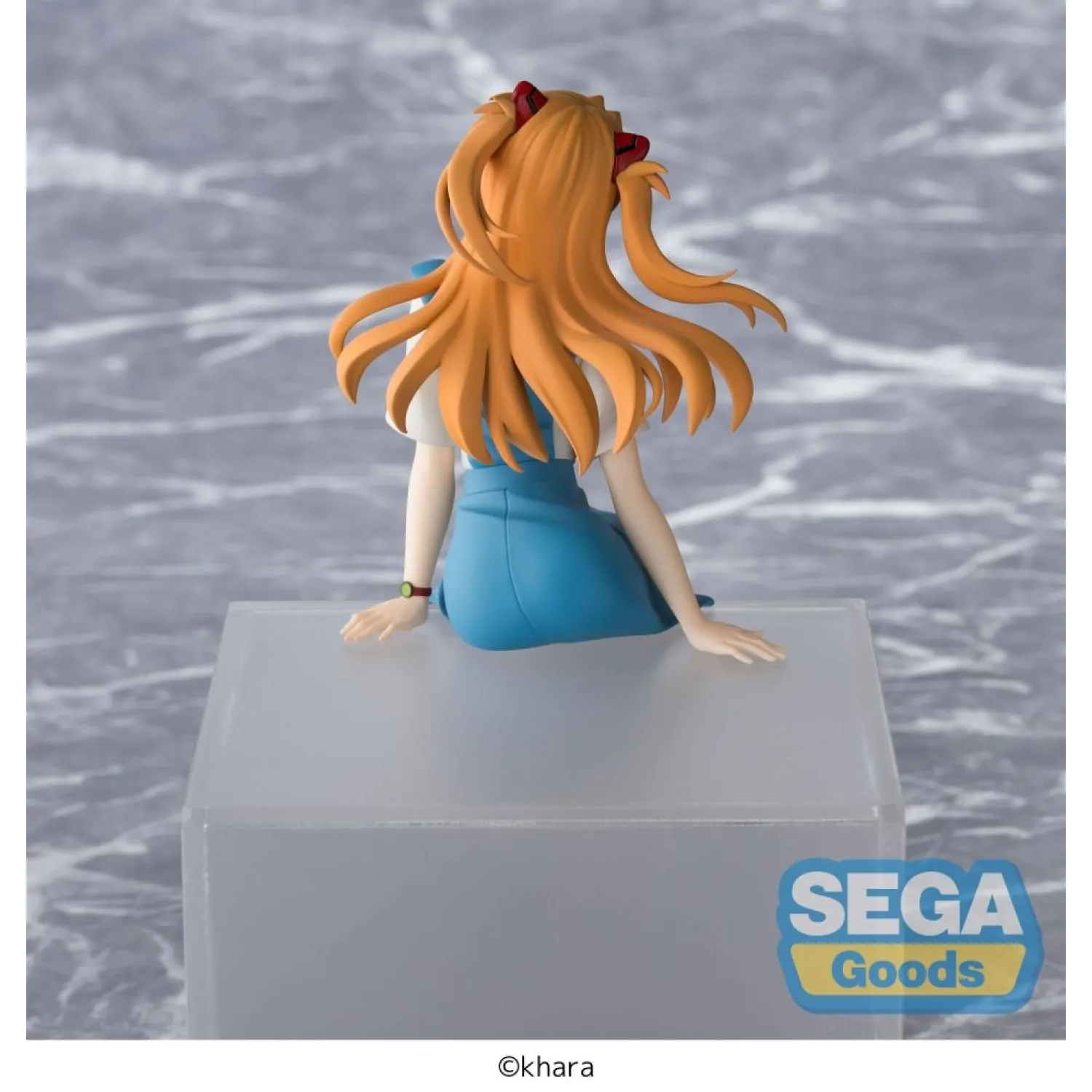 Rebuild of Evangelion PM Perching PVC Figurina Asuka Shikinami Langley New Theatrical Edition 14 cm poza produsului