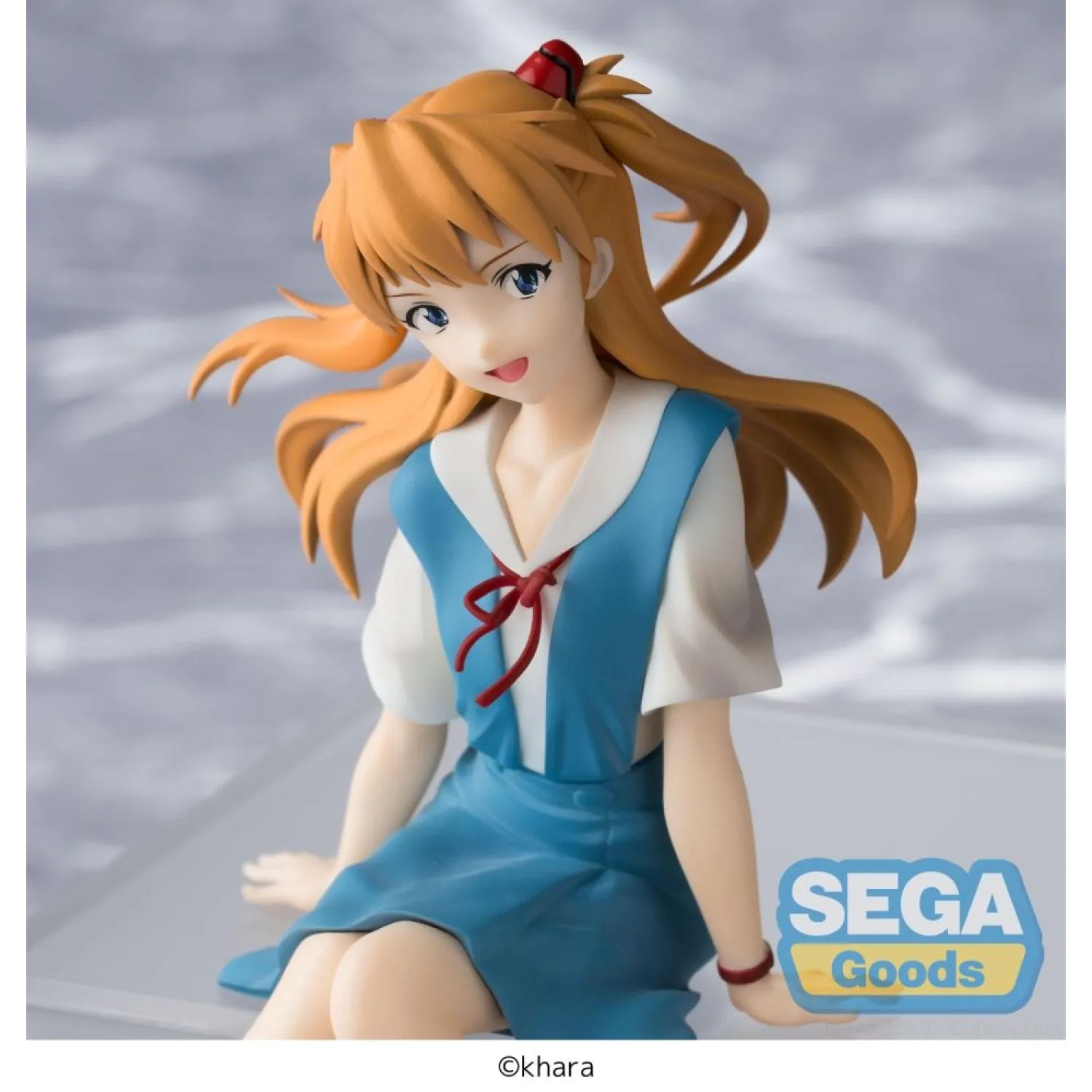 Rebuild of Evangelion PM Perching PVC Figurina Asuka Shikinami Langley New Theatrical Edition 14 cm poza produsului