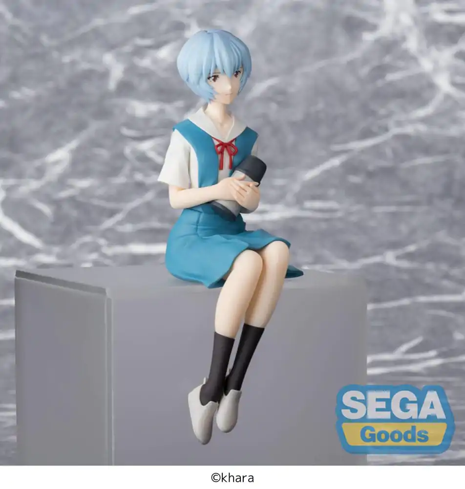 Rebuild of Evangelion PM Statuie PVC Perching Rei Ayanami Evangelion New Theatrical Edition 14 cm poza produsului