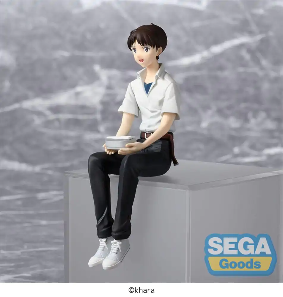 Rebuild of Evangelion PM Statuie PVC Perched Shinji Ikari Evangelion New Theatrical Edition 14 cm poza produsului