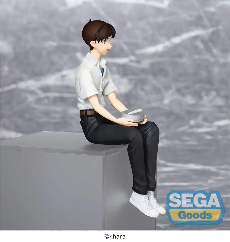 Rebuild of Evangelion PM Statuie PVC Perched Shinji Ikari Evangelion New Theatrical Edition 14 cm poza produsului