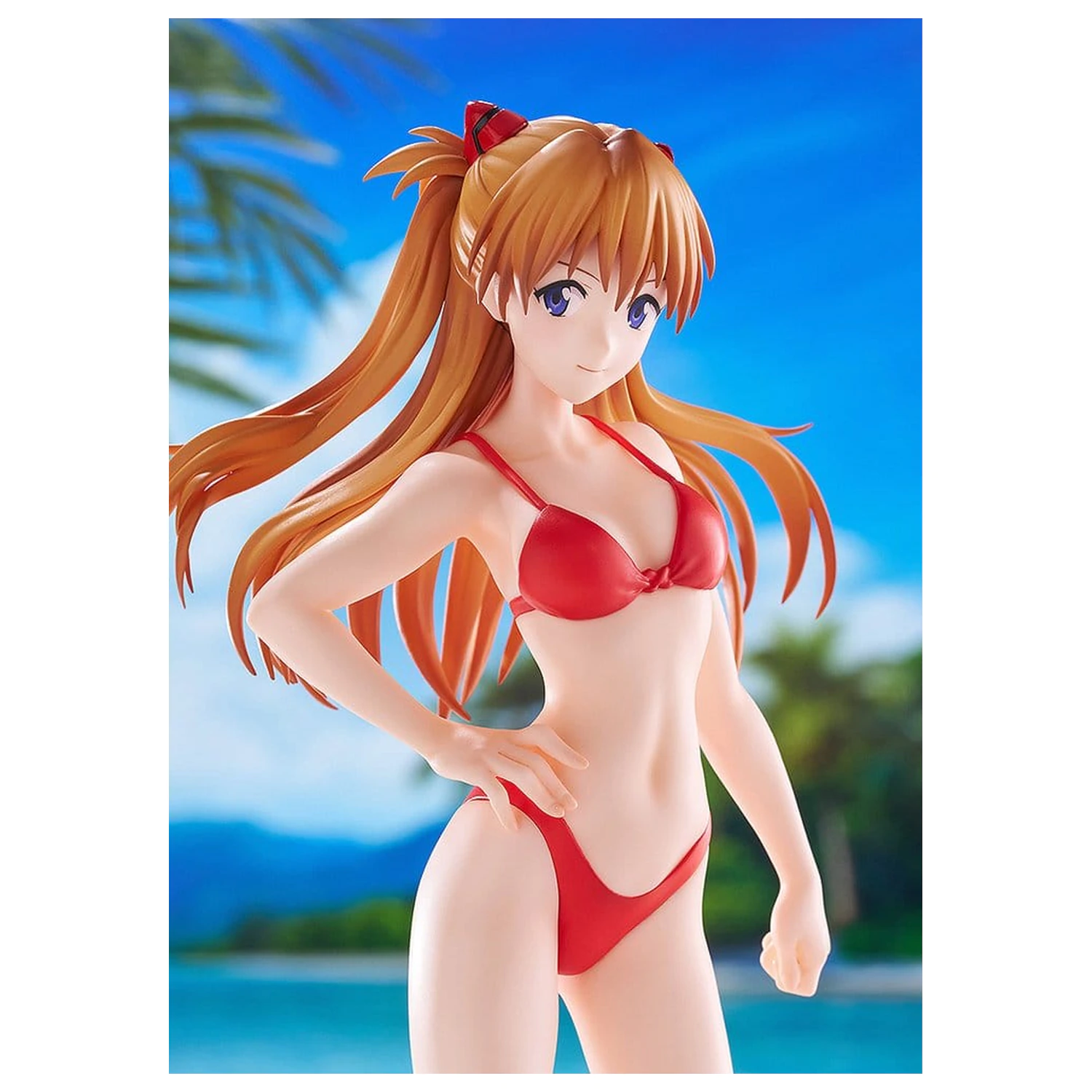 Rebuild of Evangelion figurina Pop Up Parade Beach Queens Asuka Shikinami Langley (Bikini Style) Marime L 23 cm poza produsului
