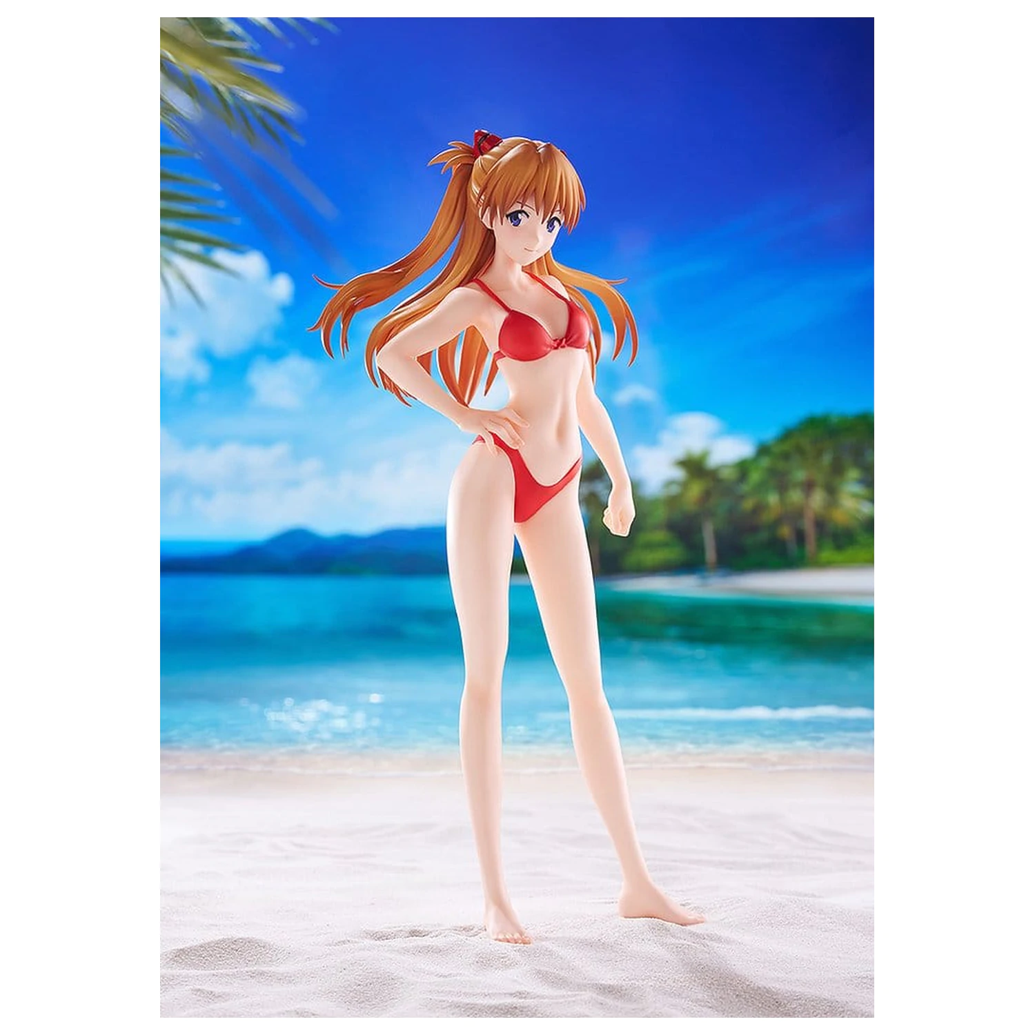 Rebuild of Evangelion figurina Pop Up Parade Beach Queens Asuka Shikinami Langley (Bikini Style) Marime L 23 cm poza produsului