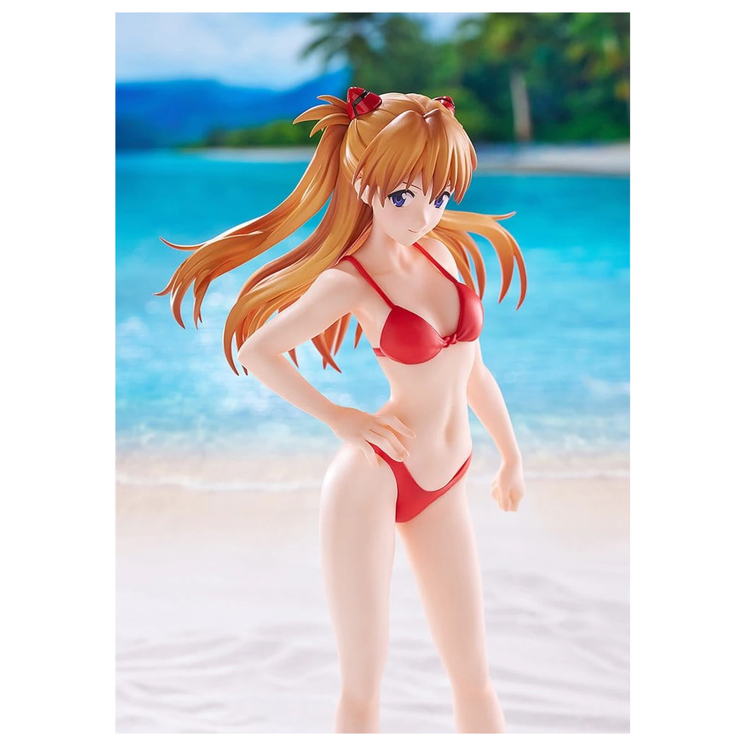 Rebuild of Evangelion figurina Pop Up Parade Beach Queens Asuka Shikinami Langley (Bikini Style) Marime L 23 cm poza produsului