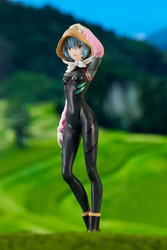 Rebuild of Evangelion Pop Up Parade statueta PVC Rei Ayanami Tentative Name Farming Ver. 17 cm poza produsului