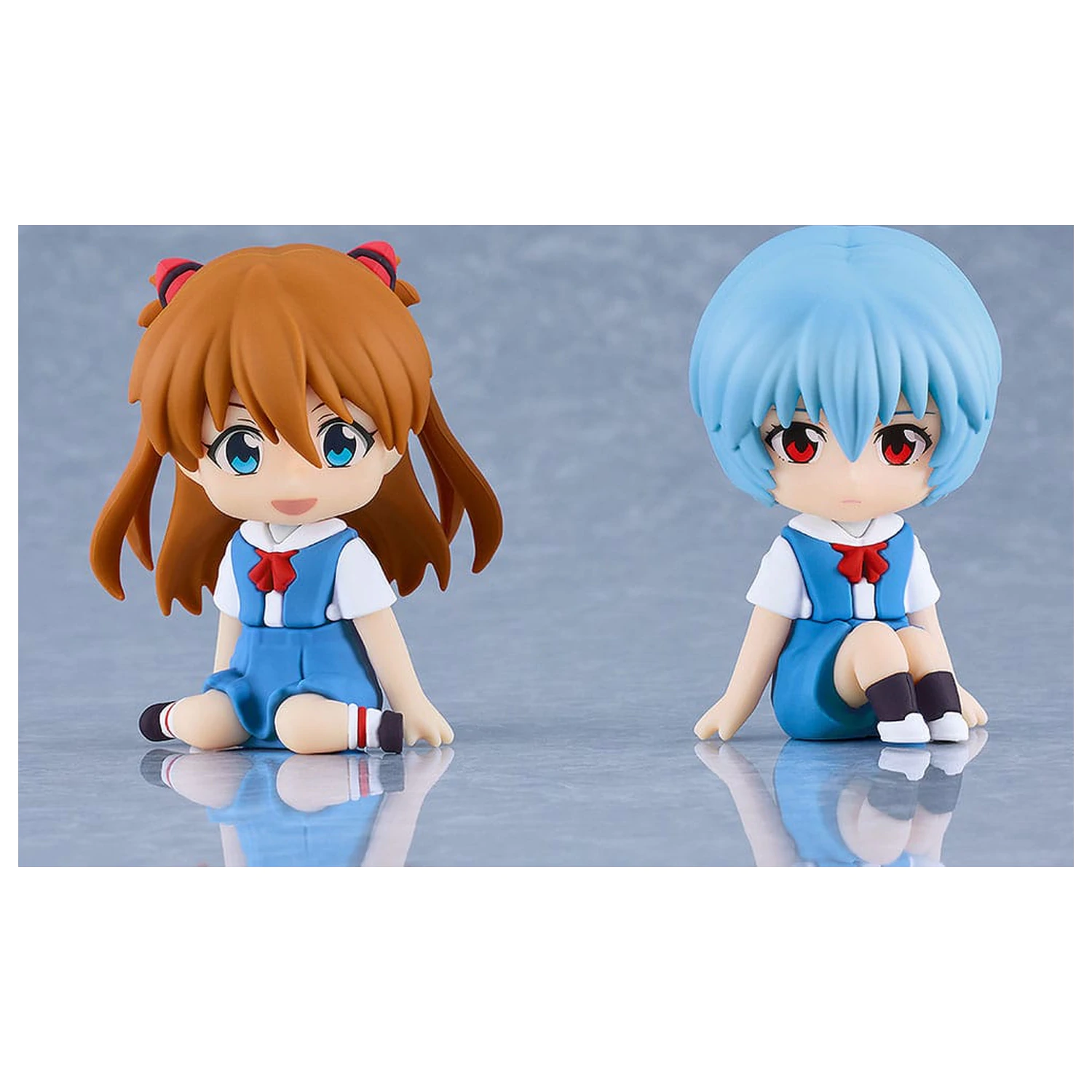 Rebuild of Evangelion Mascota din cauciuc Nendroid Plus Mini Figura Rei Ayanami 8 cm poza produsului