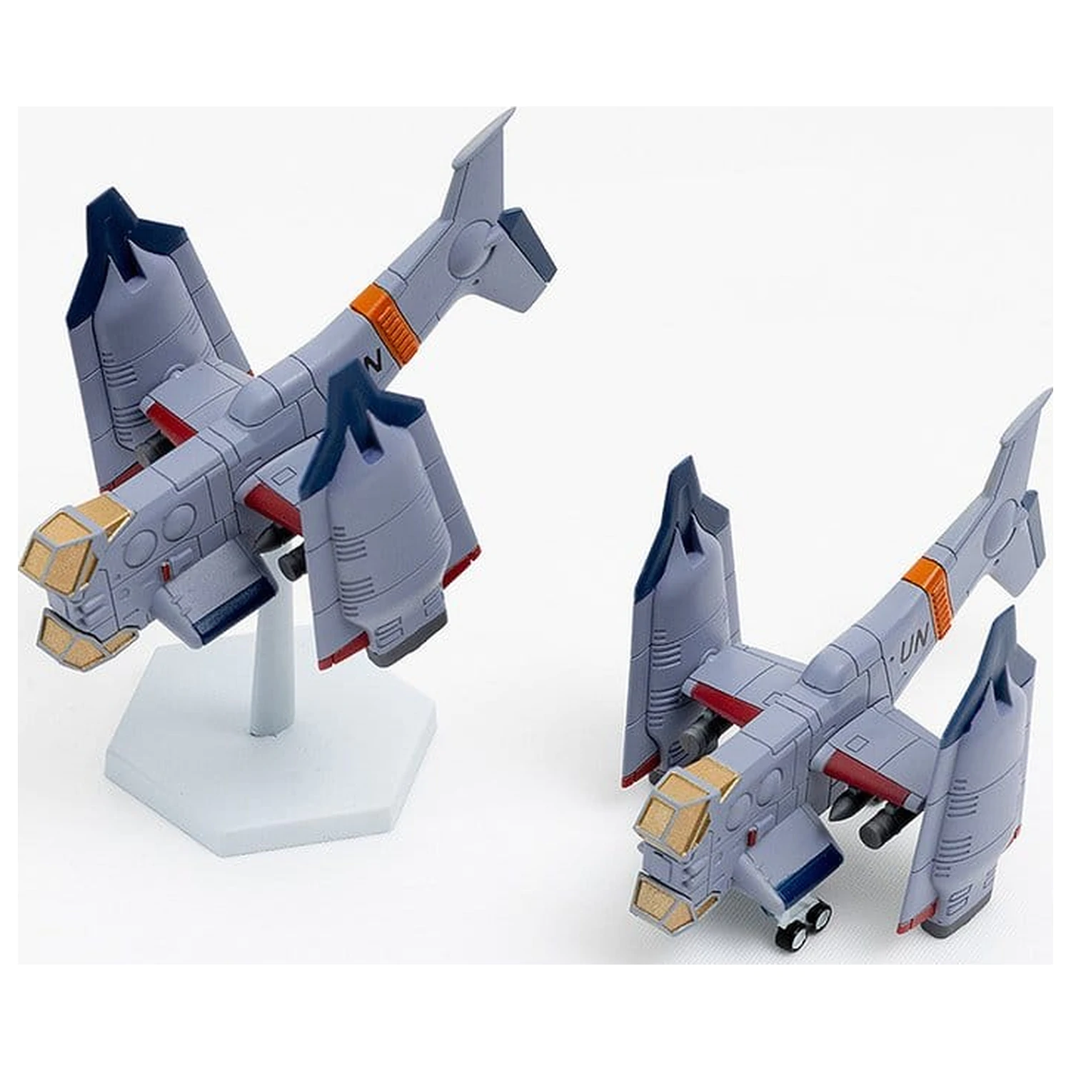 Rebuild of Evangelion SYUTO Tiny Scale Kit Model din plastic UNAF Close Air Support VTOL Aircraft YAGR-3B 5 cm poza produsului