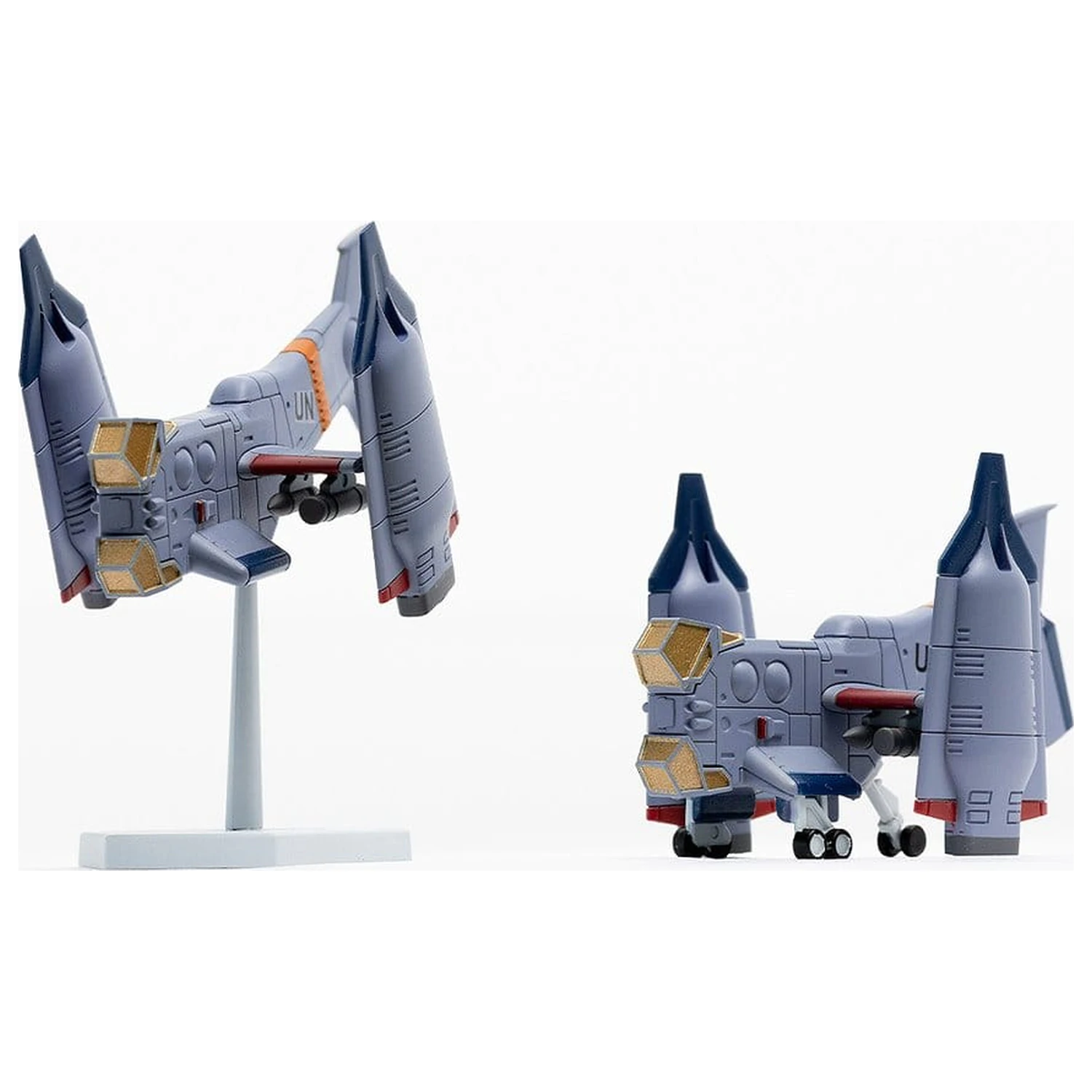 Rebuild of Evangelion SYUTO Tiny Scale Kit Model din plastic UNAF Close Air Support VTOL Aircraft YAGR-3B 5 cm poza produsului
