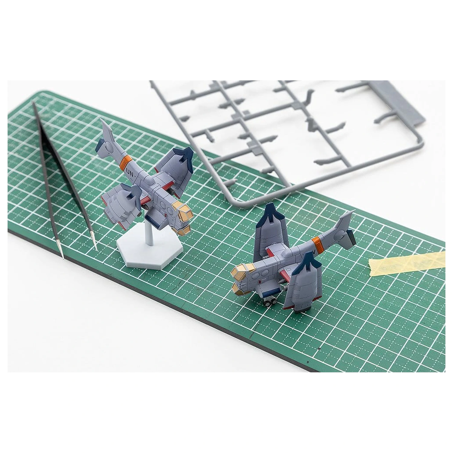 Rebuild of Evangelion SYUTO Tiny Scale Kit Model din plastic UNAF Close Air Support VTOL Aircraft YAGR-3B 5 cm poza produsului