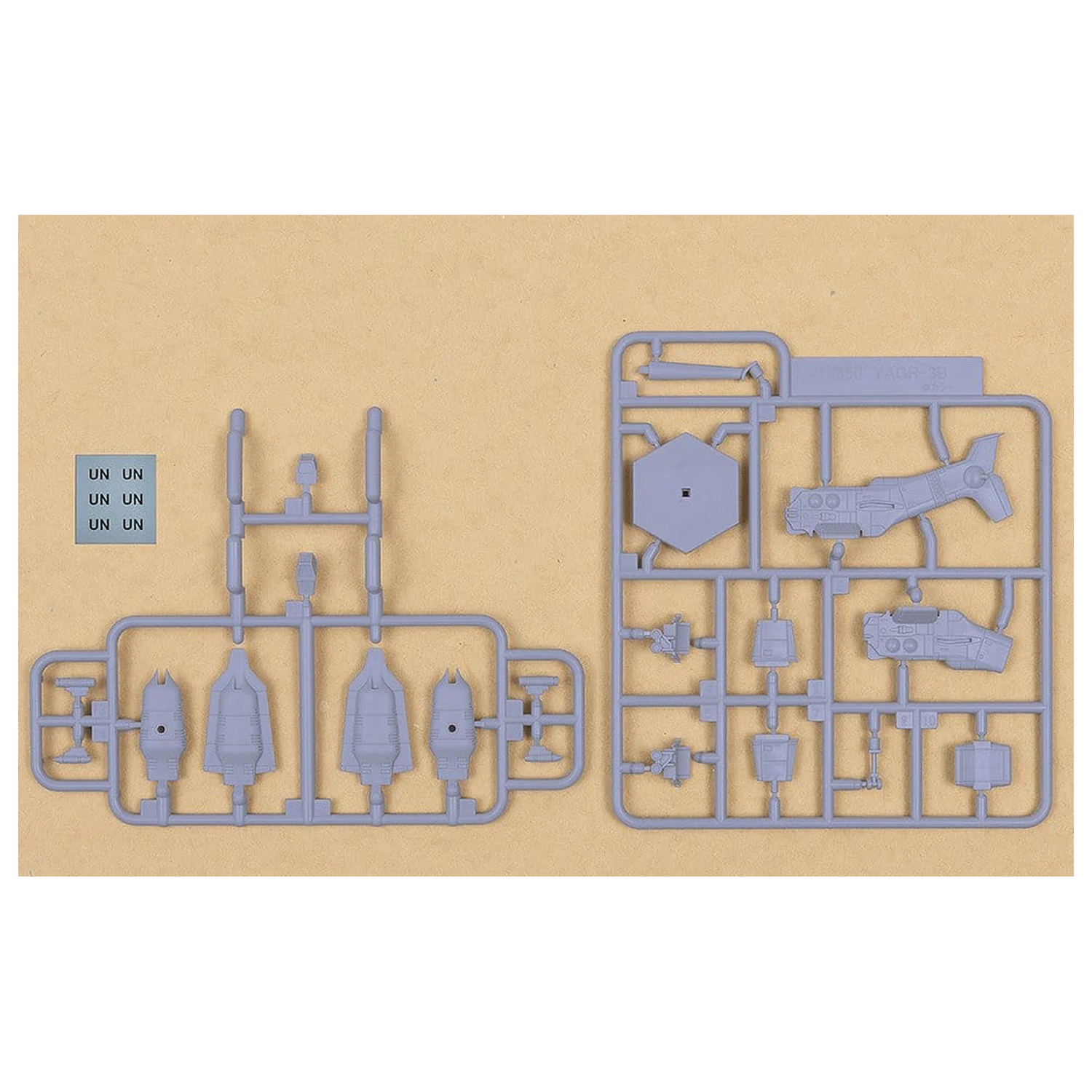 Rebuild of Evangelion SYUTO Tiny Scale Kit Model din plastic UNAF Close Air Support VTOL Aircraft YAGR-3B 5 cm poza produsului
