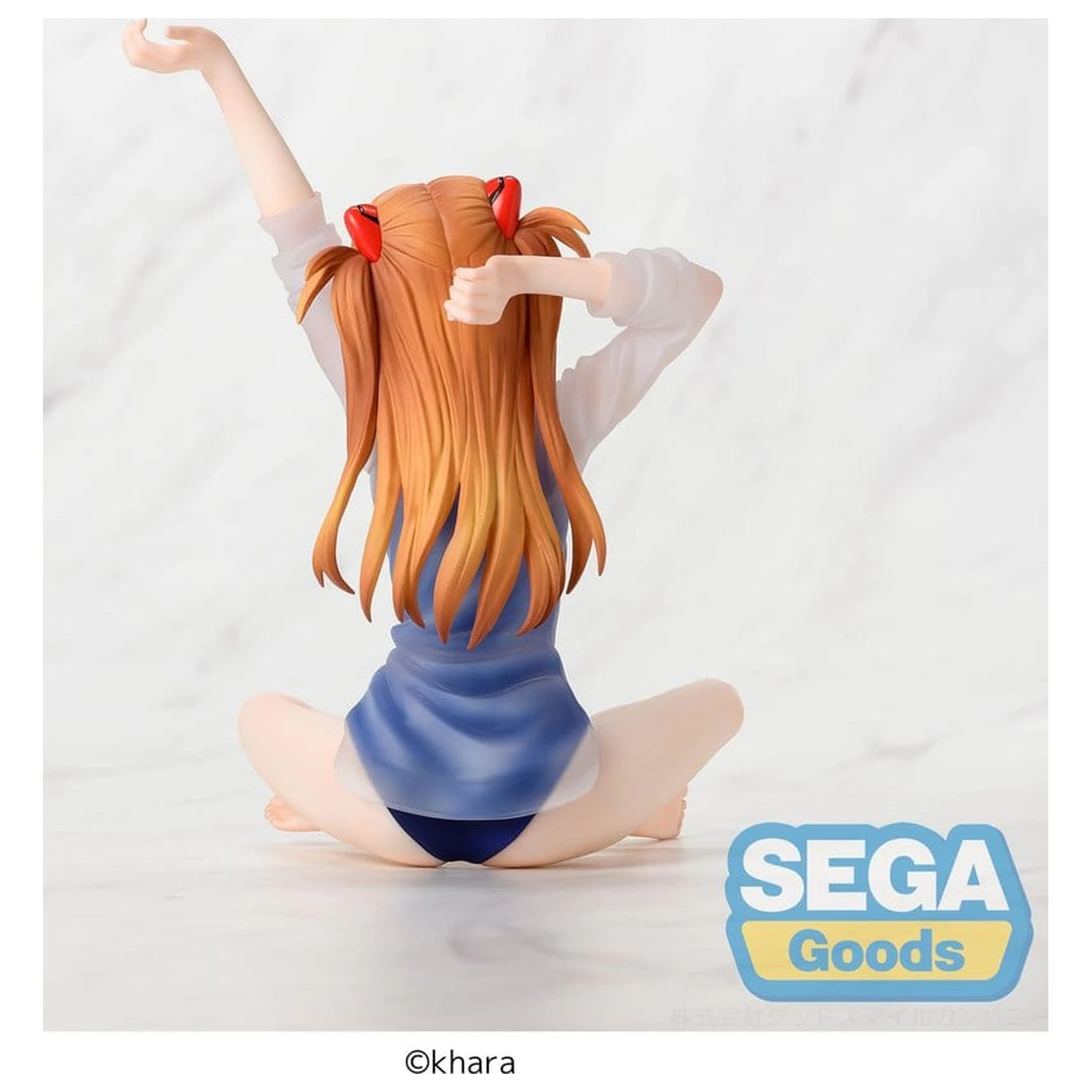 Rebuild of Evangelion Yumemirize Figurina din PVC Asuka Shikinami Langley School Swimsuit Ver. 16 cm poza produsului