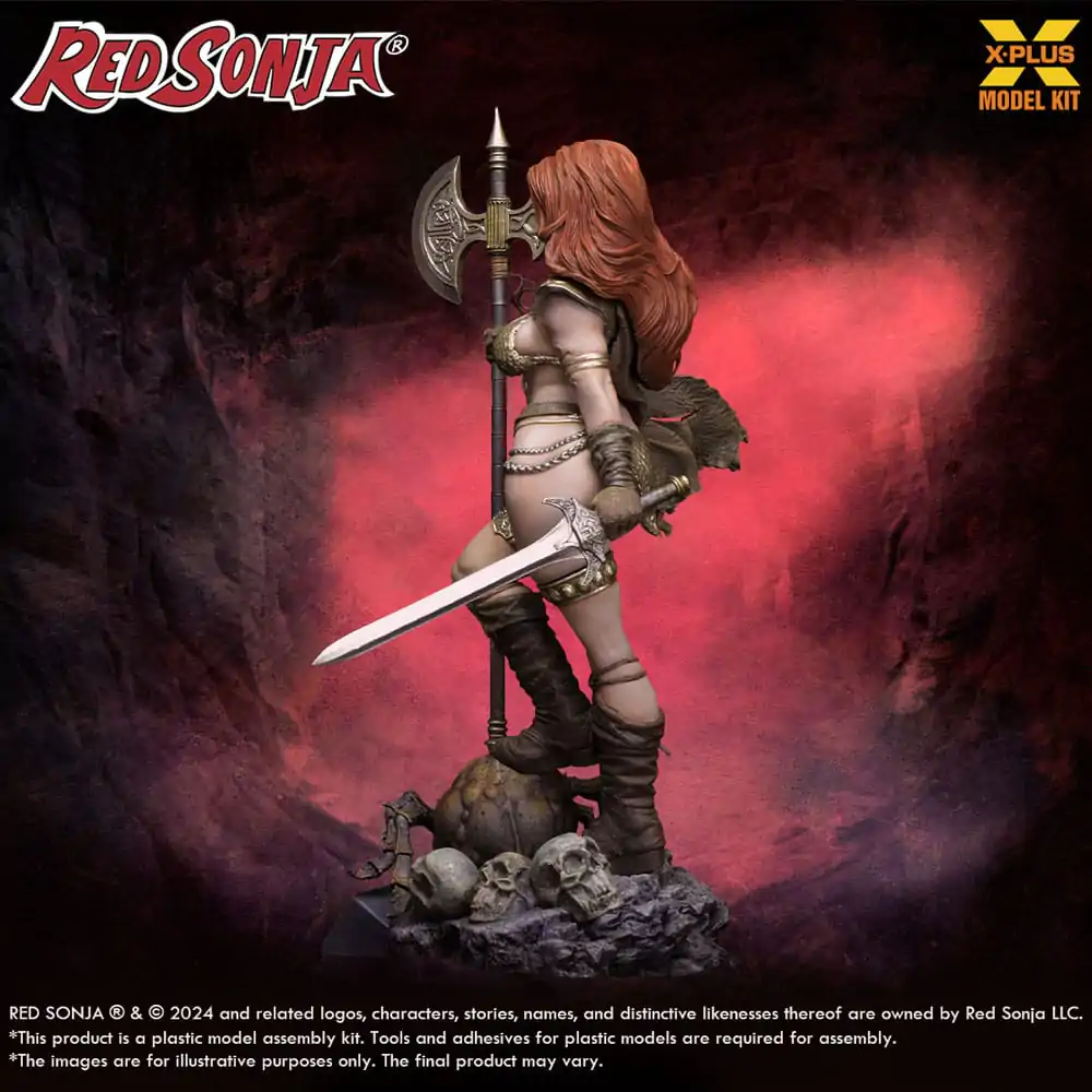 Red Sonja Plastic Model Kit 1/8 Red Sonja 27 cm poza produsului