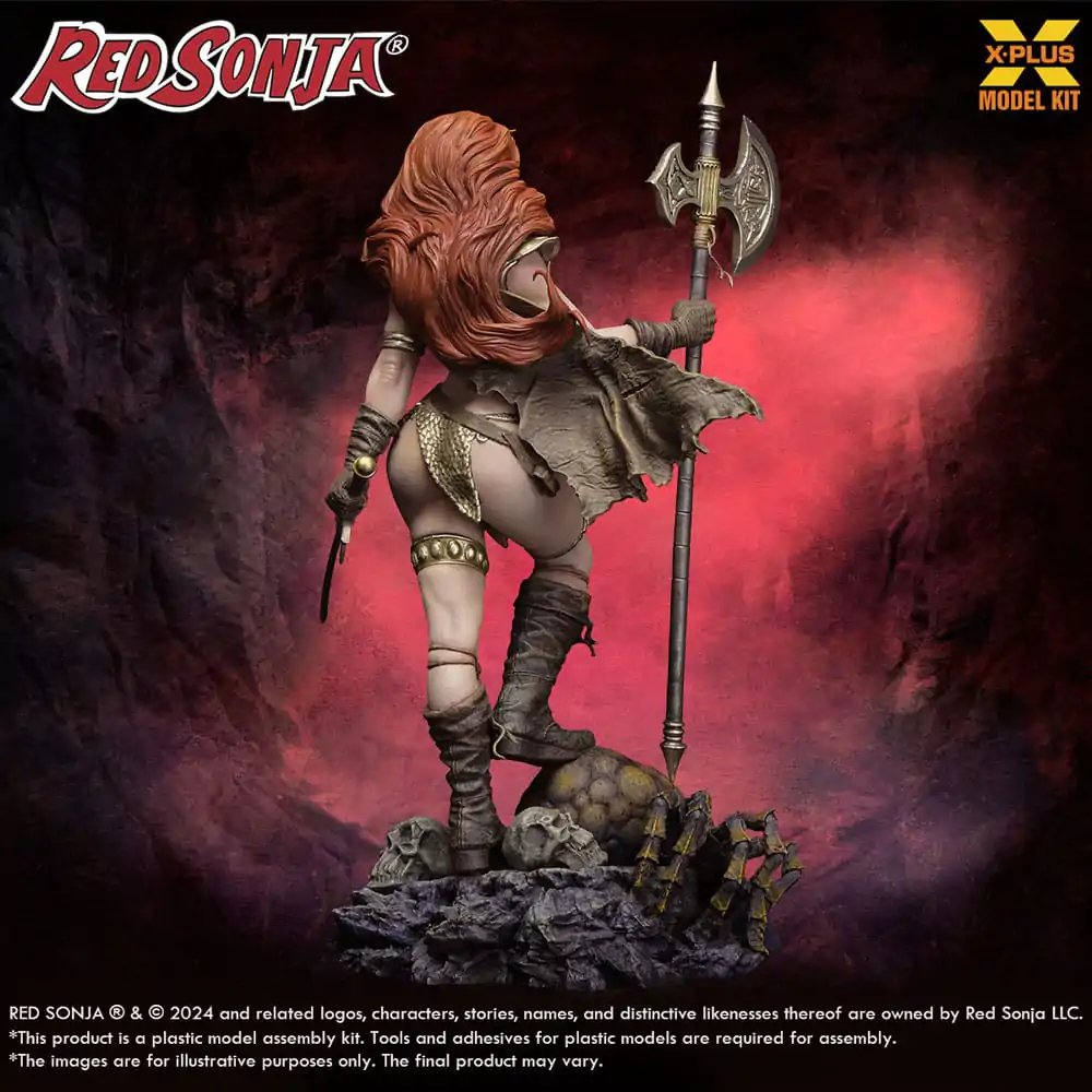 Red Sonja Plastic Model Kit 1/8 Red Sonja 27 cm poza produsului