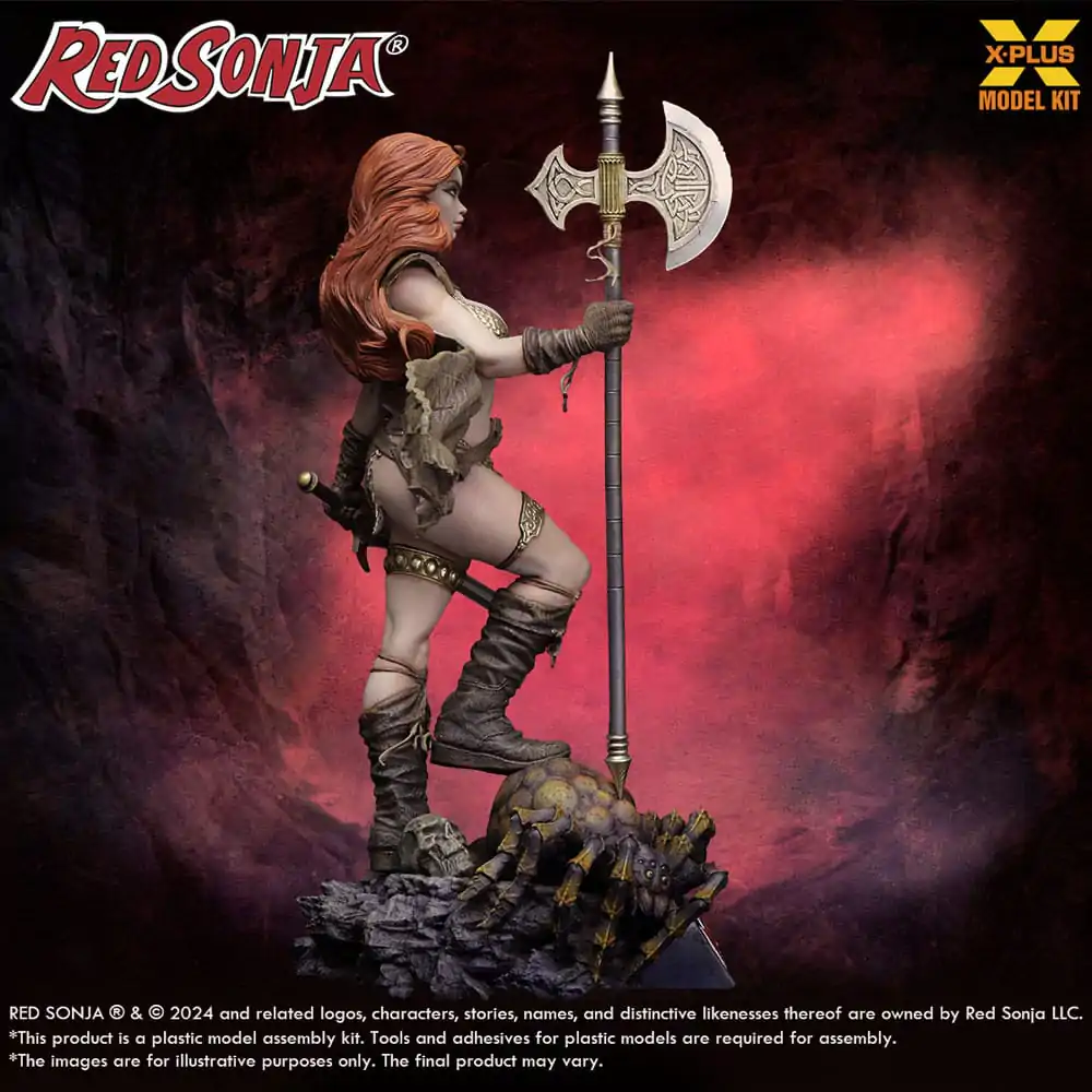 Red Sonja Plastic Model Kit 1/8 Red Sonja 27 cm poza produsului