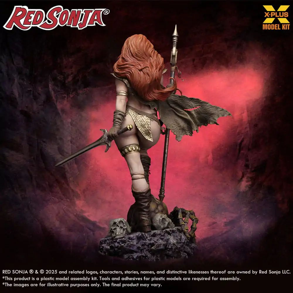 Red Sonja Kit de model din plastic 1/8 Red Sonja reimprimare 27 cm poza produsului