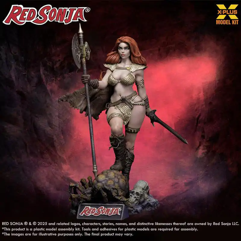 Red Sonja Kit de model din plastic 1/8 Red Sonja reimprimare 27 cm poza produsului