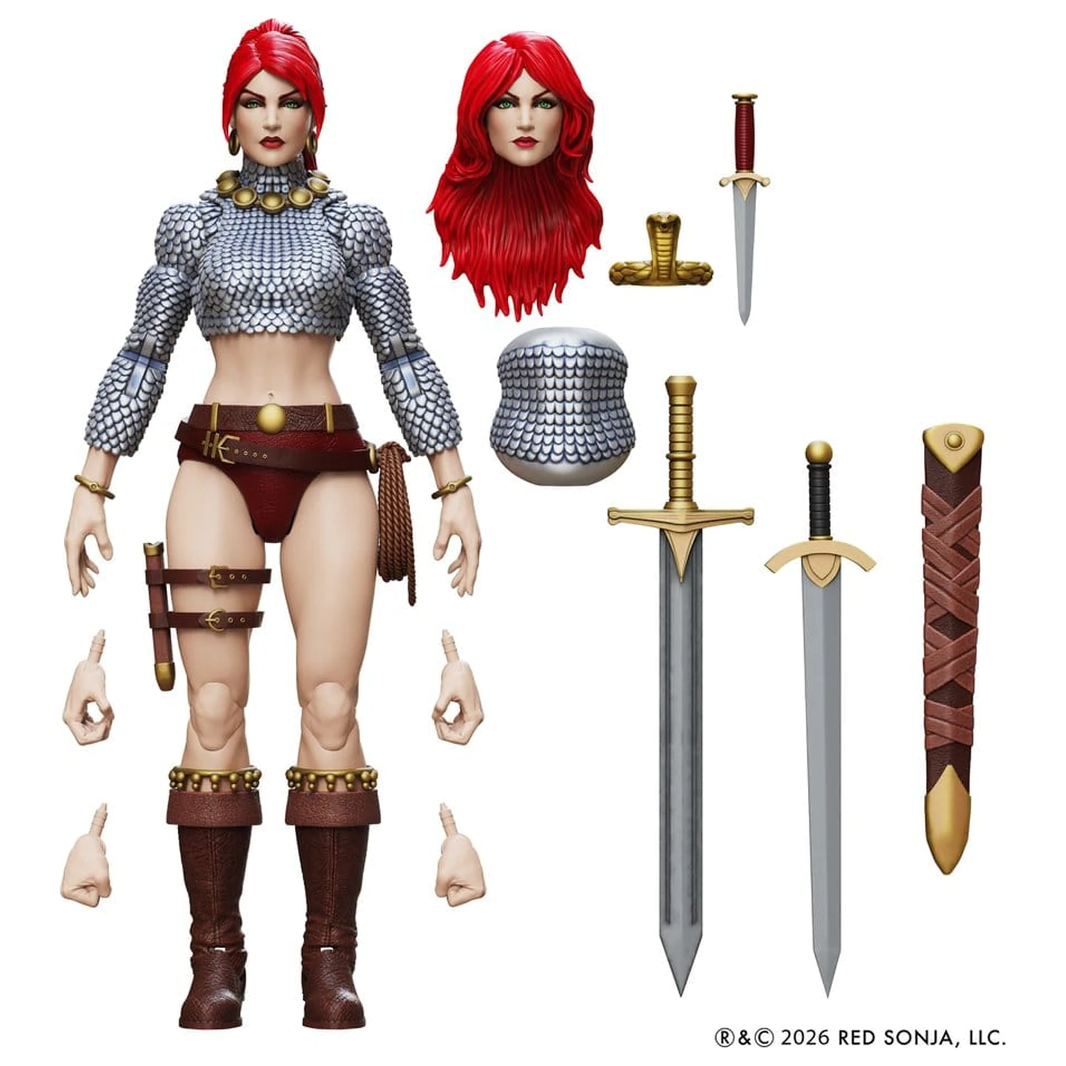 Red Sonja Epic H.A.C.K.S. Figurina de actiune 1/12 Scale Immortal Red Sonja poza produsului