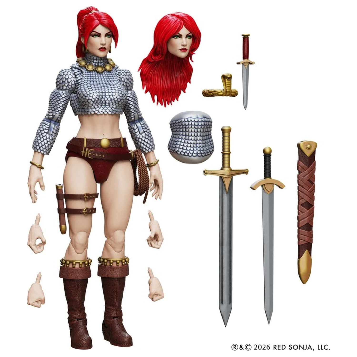 Red Sonja Epic H.A.C.K.S. Figurina de actiune 1/12 Scale Immortal Red Sonja poza produsului