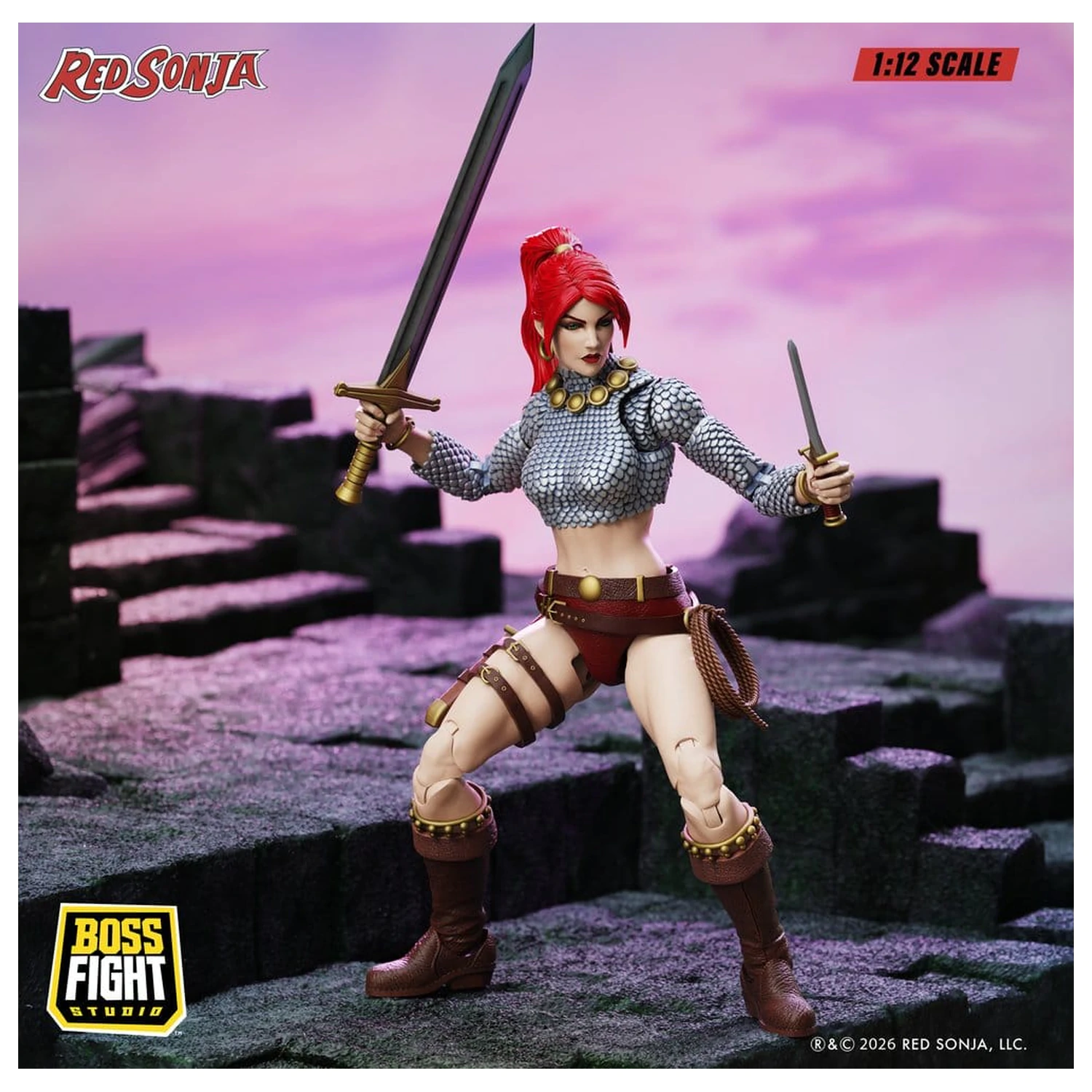 Red Sonja Epic H.A.C.K.S. Figurina de actiune 1/12 Scale Immortal Red Sonja poza produsului